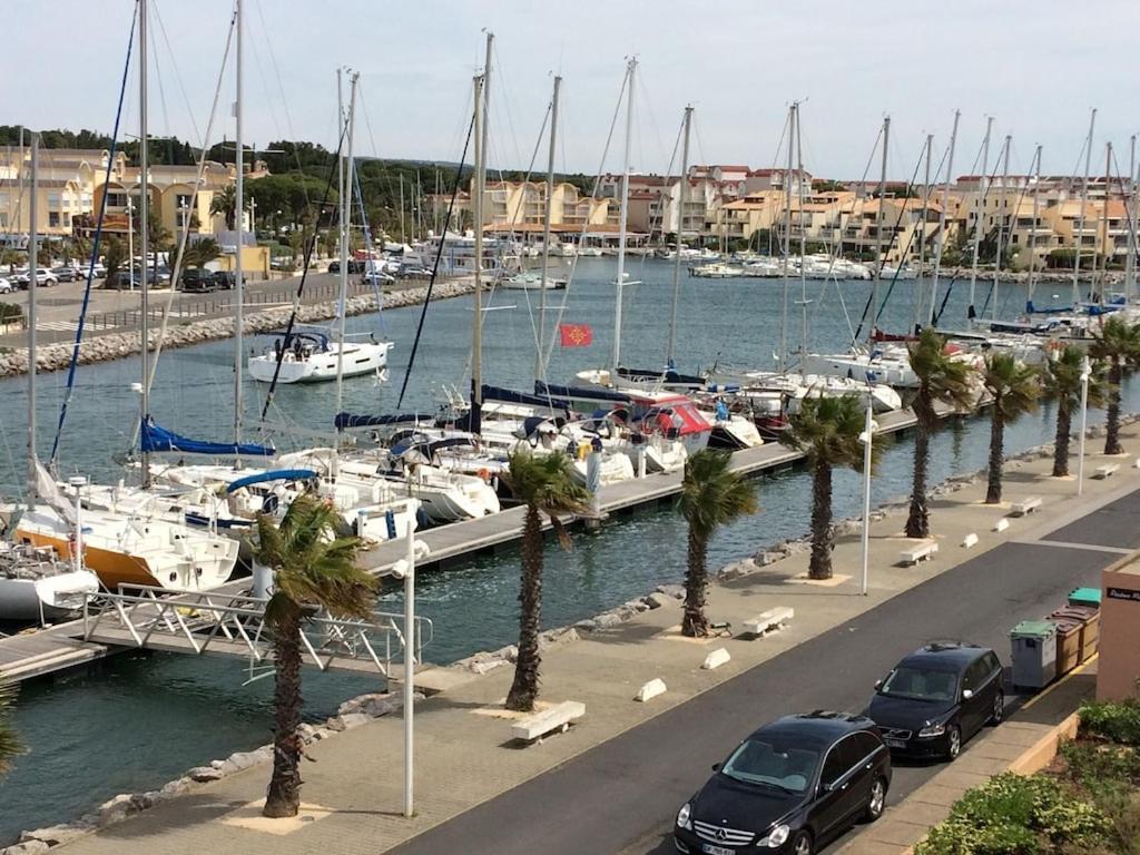 Gruissan Appartement Calme, Vue Sur Port De Plaisance -Clim, Empl.Parking Exteriér fotografie